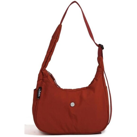 Nylon Crossbody Bag Waterproof Compact Shoulder Purse Casual Tote for Women - Picture 1 of 4